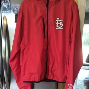 Cardinal Windbreaker Hoodie